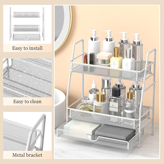 LEMIKKLE 2-Tier Bathroom Counter Organizer - Image 6