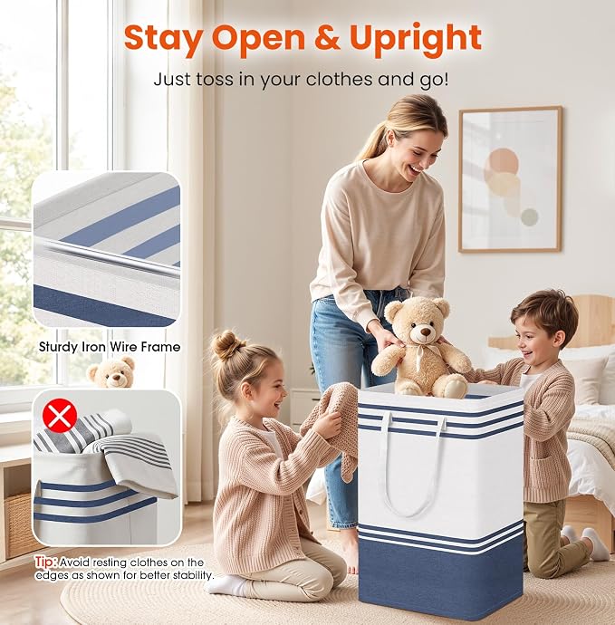 TranquilRelax 3-Pack Laundry Basket - Image 4