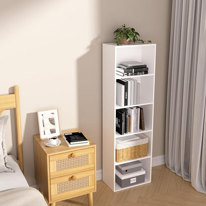 Wooden 5 Cube Storage Organizer, Versatile Cubes Open Shelf and Cubby Unit - Image 8