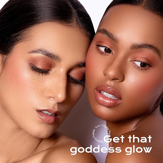 Color Nymph 3 Colors Contour Blush Highlighter Makeup Palette | 3-IN-1 - Image 6