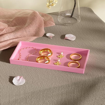 Vanity and Bathroom Tray, 9.8" ABS Countertop Organizer, Waterproof Vanity Tray - Image 5