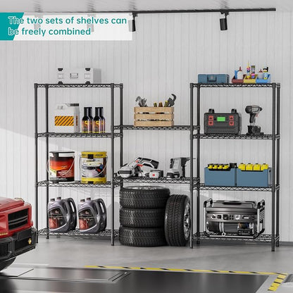 SINGAYE 5 Shelf Adjustable Heavy Duty Storage Shelving Unit 350 lbs per Shelf - Image 2