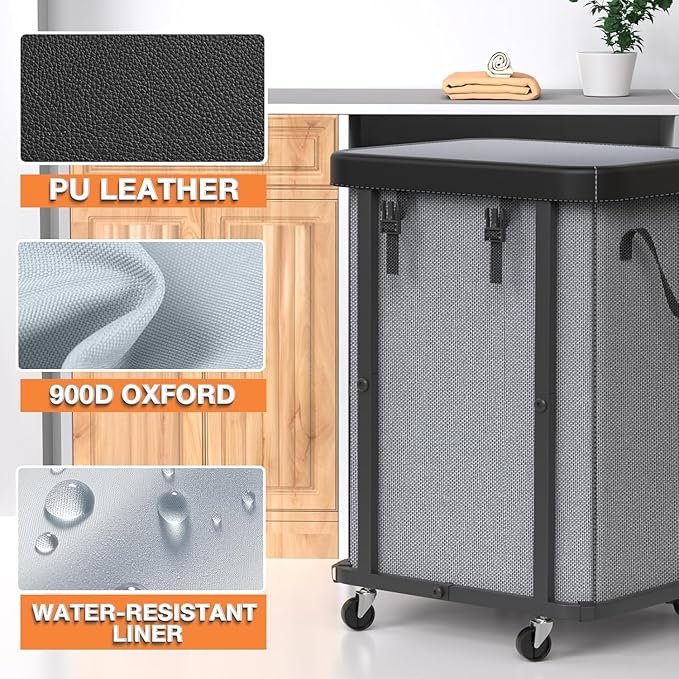 150L Large Fashion Laundry Basket - Image 2