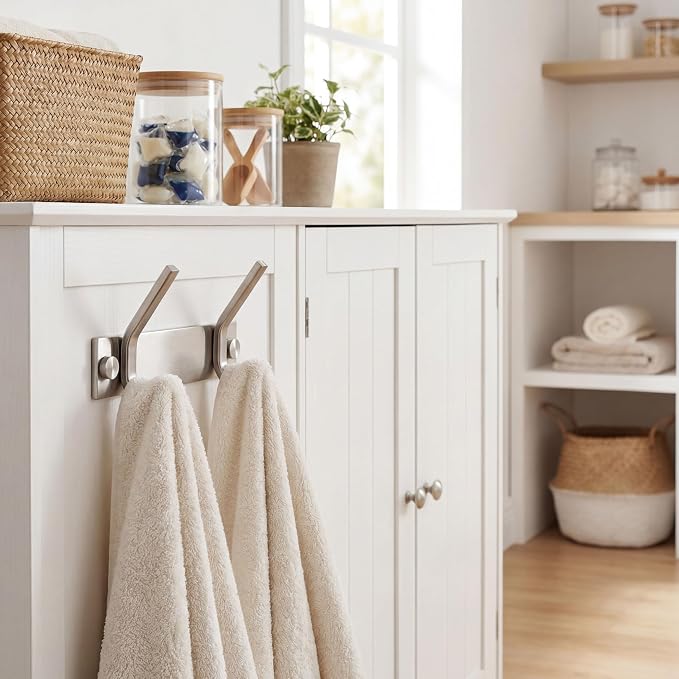 WEBI Heavy Duty Stainless Steel 304 Coat Rack Towel Rail - Image 6