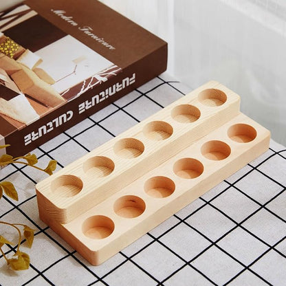 Essential Oil Display Stand Solid Wood Essential Oil Holder - Image 3