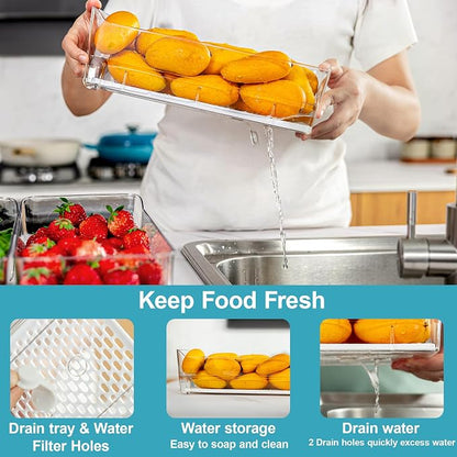 4-Pack Stackable Fruit Storage Containers - Image 4