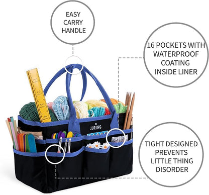 Jjring Fundamental Organizer 600D Nylon Artist Tote Bag - Image 4