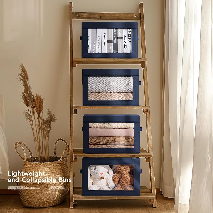Homsorout Organizing Bins with Lid - Image 4