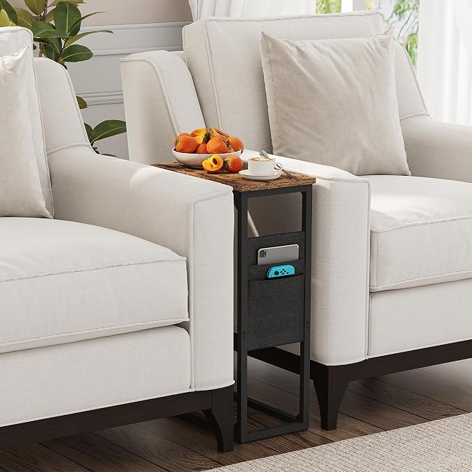 TUTOTAK C Shaped End Table, Side Table - Image 6