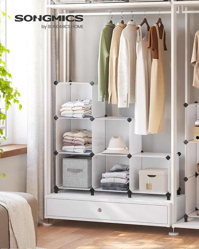 SONGMICS 6 Cube Storage Organizer, Modular Bookshelf, DIY Closet Organizers and - Image 2