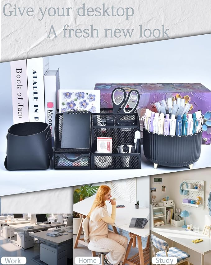 Black Desk Accessories and Organizers - Image 3