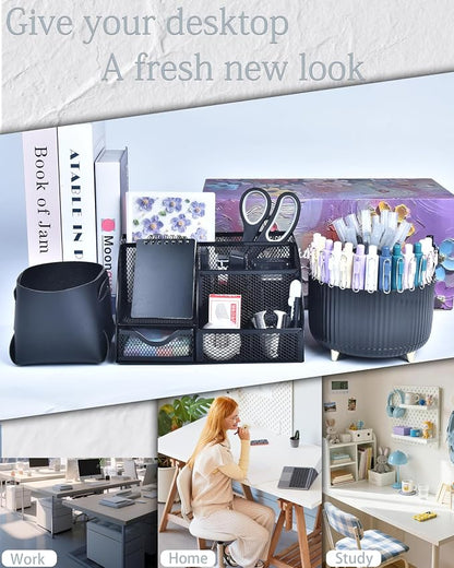 Black Desk Accessories and Organizers - Image 3