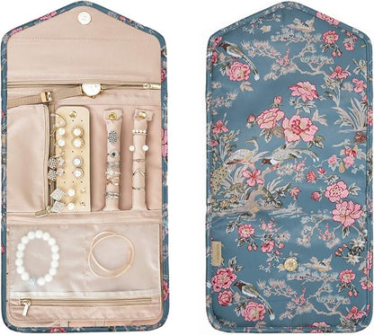 BAGSMART Travel Jewellery Organiser Roll Foldable Jewelry Case - Image 2