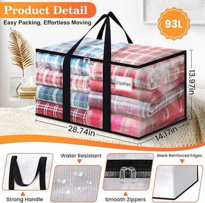 Extra Large Heavy Duty Moving Bags, Storage Bags - Image 3