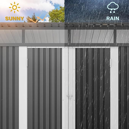 DWVO 9x4 FT Outdoor Storage Shed - Image 4