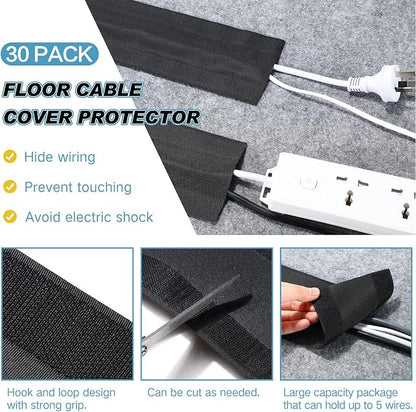 WILLBOND Carpet Cord Cover Cable Protector Floor Cover Cable Protector - Image 4