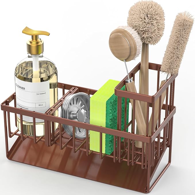 Cisily Kitchen Sink Caddy, Sponge Holder - Image 7