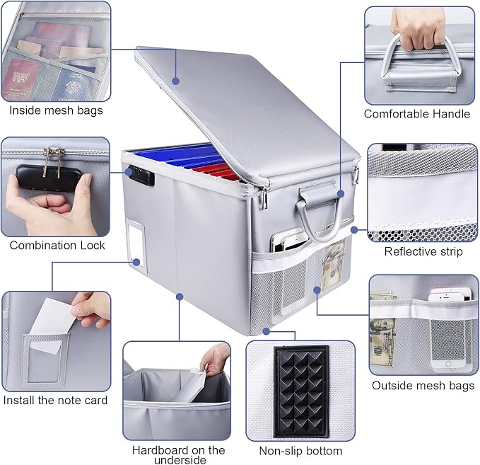TOMKID Fireproof File Cabinet - Image 5