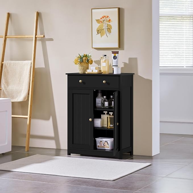 Yaheetech Small Bathroom Storage Cabinet - Image 9