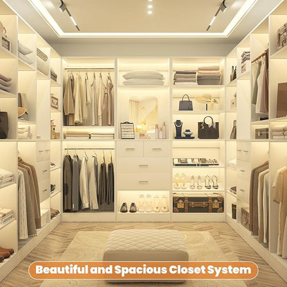 Unikito 25” Closet Organizer System, Freestanding Shoe Storage Shelves - Image 4