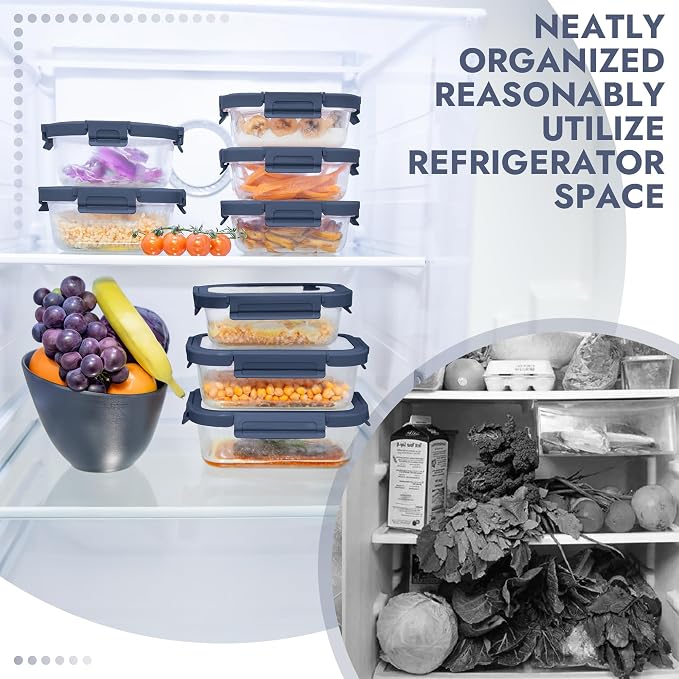 10-Pack Glass Food Storage Containers - Image 8
