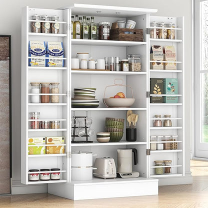 kepptory 47” Pantry Cabinet, Kitchen Pantry Storage Cabinet by kepptory
