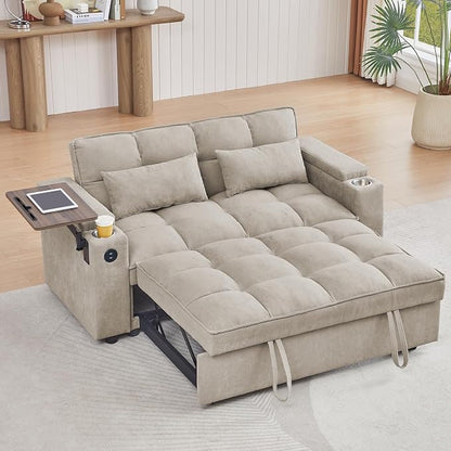 65" Cloud Couch Sleeper Sofa Bed - Image 4