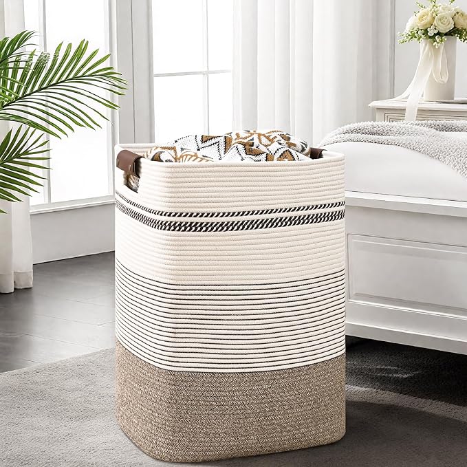 Laundry Hamper, 85L Tall Laundry Basket - Image 2