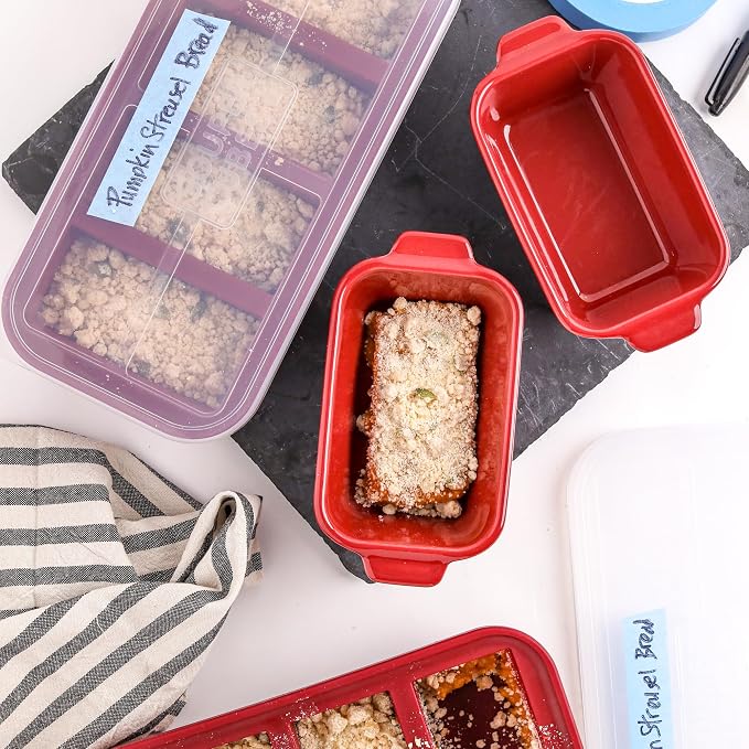 Souper Cubes Ceramic Baking Dishes 2.0-5" x 3" Small Casserole Dishes - Image 4