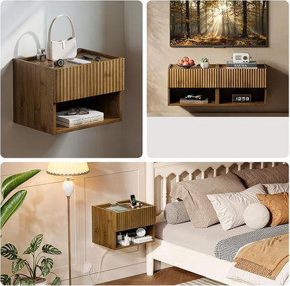 Floating Nightstand Bedroom Bedside Table - Image 3