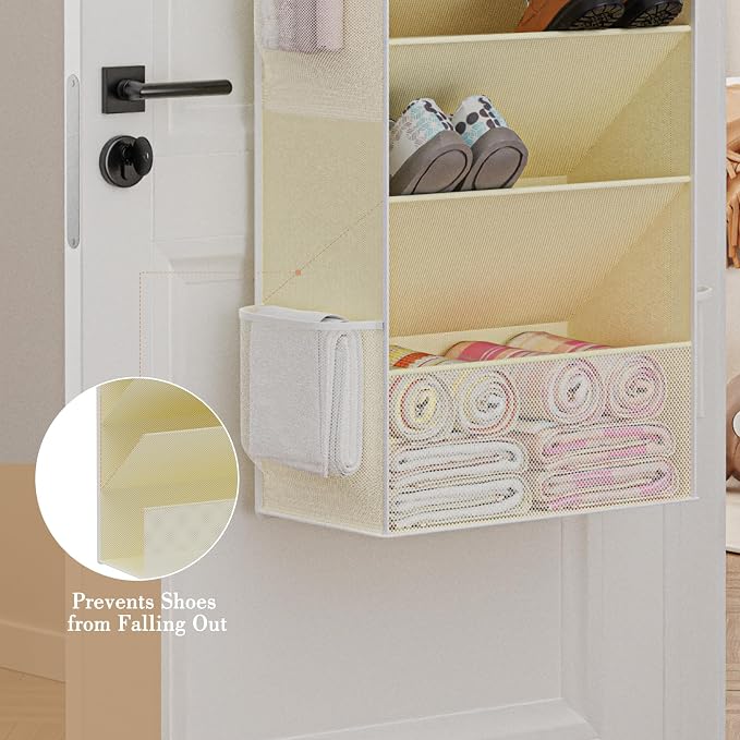 Criusia Shoe Storage, Over the Door Shoe Organizer, Hanging Closet Shoe Storage - Image 6