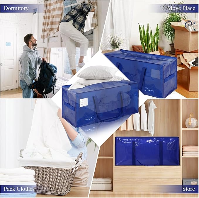 6 Pack Heavy Duty Extra Large Moving Bags - Image 4