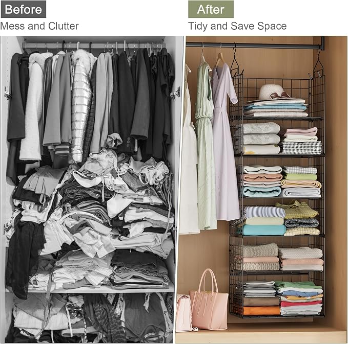 Hanging Closet Organizer and Storage - Image 7