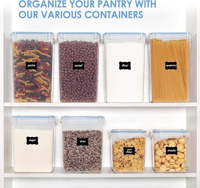 Vtopmart Extra Large Tall Airtight Food Storage Containers 4 Pieces 5.9qt / - Image 6