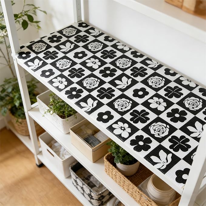 Drawer and Shelf Liner for Kitchen Cabinet, Non Adhesive Anti-Slip Double Layer - Image 6