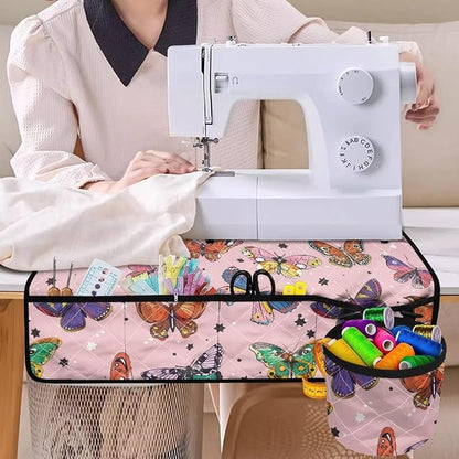 Butterfly Star Sewing Machine Mat Sewing Machine Carrying Pad Organizer - Image 4