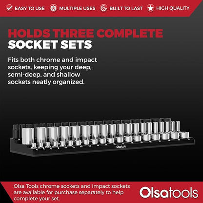 Olsa Tools Magnetic Socket Organizer - Image 3