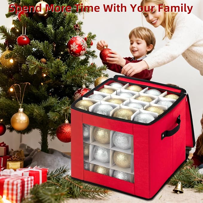 inin Christmas Ornament Storage Box - Image 3