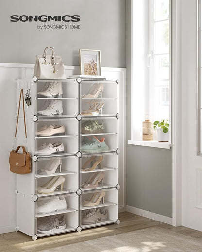 SONGMICS Shoe Rack Organizer, 8-Tier Shoe Storage Cabinet - Image 2