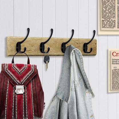 IBosins 30 Pack Heavy Duty Dual Coat Hooks Wall Mounted - Image 4