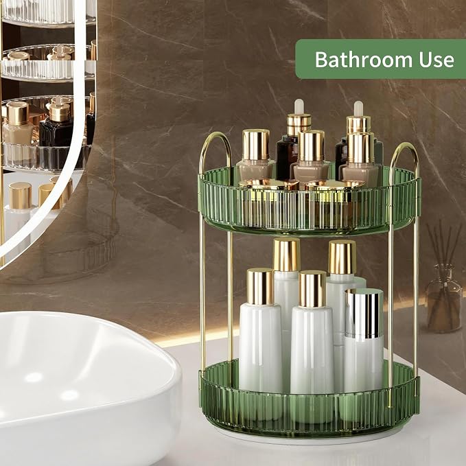 YCIA&DONE 360 Rotating Makeup Organizer and Storage - Image 5