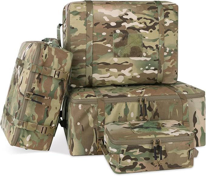 PETAC GEAR 4 PCS Tactical Modular Packing Cubes by PetacGear