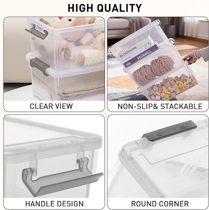 Citylife 17 QT Plastic Storage Bins - Image 4