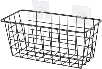 JUNCHU CHERRY 4 Pack Hanging Sorage Basket, Bathroom Basket, Household Goods - Image 9