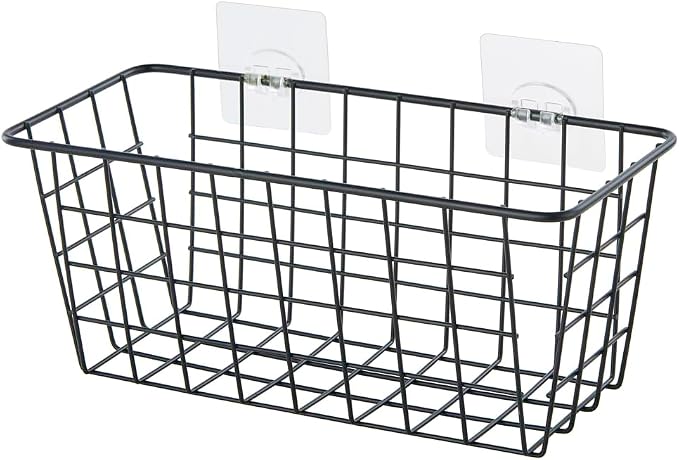 JUNCHU CHERRY 5 Pack Hanging Storage Basket, Bathroom Basket, Household Goods - Image 9