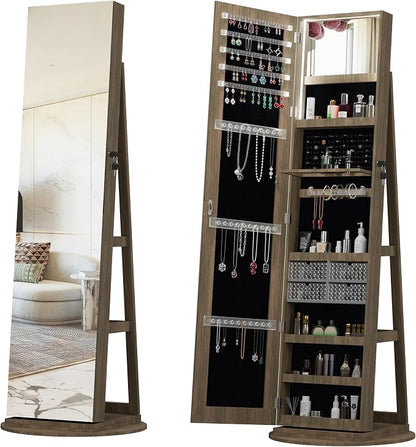 Montary 360° Rotating Jewelry Cabinet - Image 3
