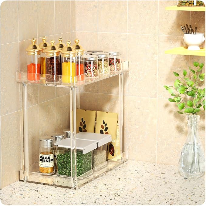 NPPLUS Acrylic Bathroom Counter Organizer, 2-Tier Tray Vanity Counter Organizer - Image 6