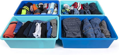 Humble Crew Large Plastic Storage Bins - Image 4