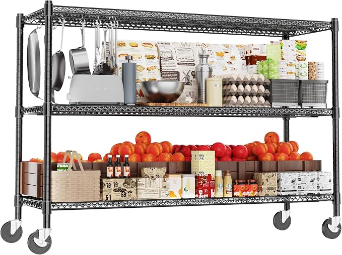 Heavy Duty Shelving, 51.6" H Garage Shelving Unit by GIOTORENT