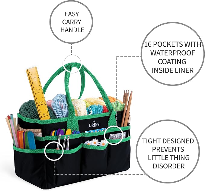 Jjring Craft and Art Organizer Tote Bag - Image 4